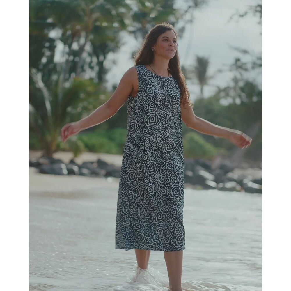 ✨RipSkirt Night Blooms Maxi Dress Sleeveless Summer Sun Sz L Dress✨